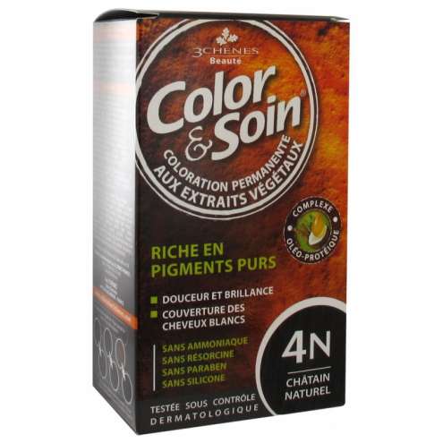 Color & Soin barva a péče 4N přírodní hnědá 135 ml
